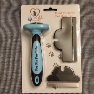 Pet Fit For Life Dual Purpose Pet Hair Tool - New In Original Packaging.